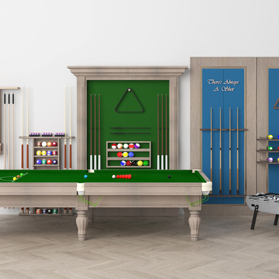  桌球 台球su模型 