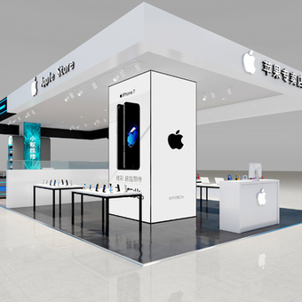 苹果专卖店 手机专卖店3d模型