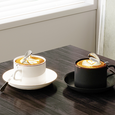  咖啡杯 拉花咖啡su模型 