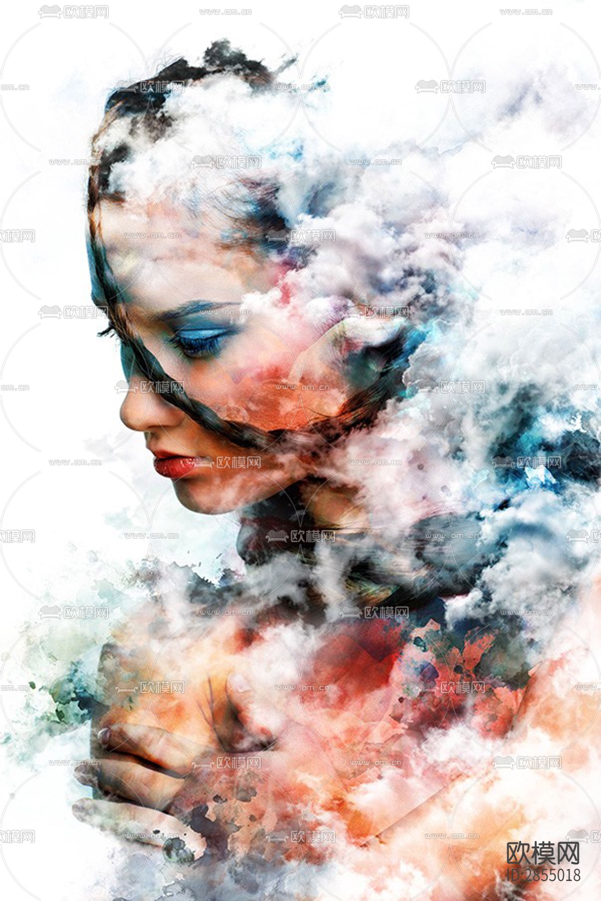 人物装饰画下载