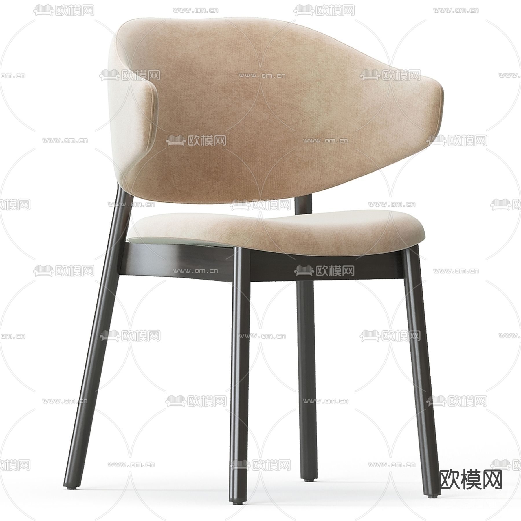 Calligaris 现代椅子 餐椅3d模型下载（渲染图2）