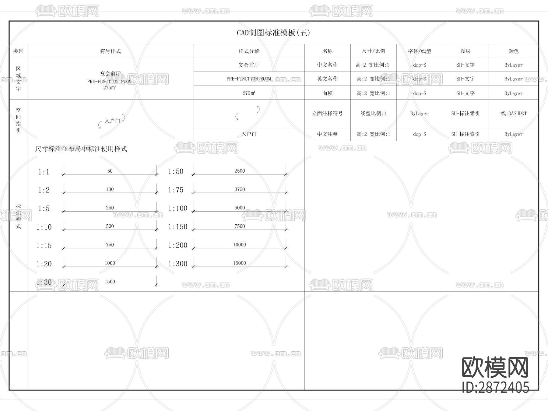 2023最新CAD制图规范模板图例cad图库下载（渲染图9）