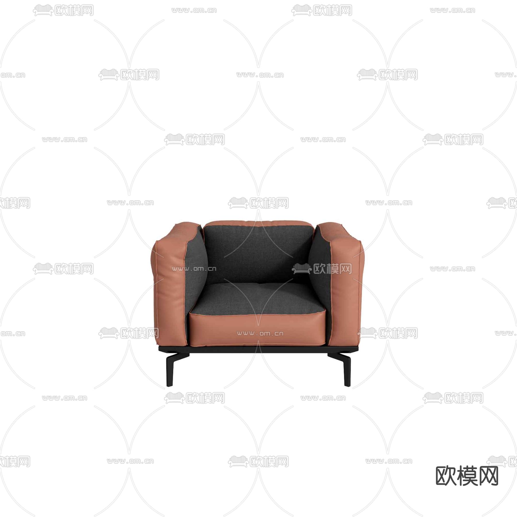 单人沙发免费3d模型下载