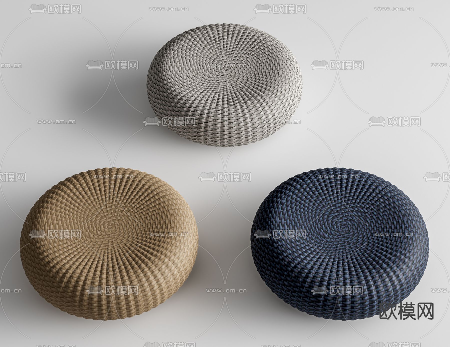 蒲团 坐垫3d模型下载