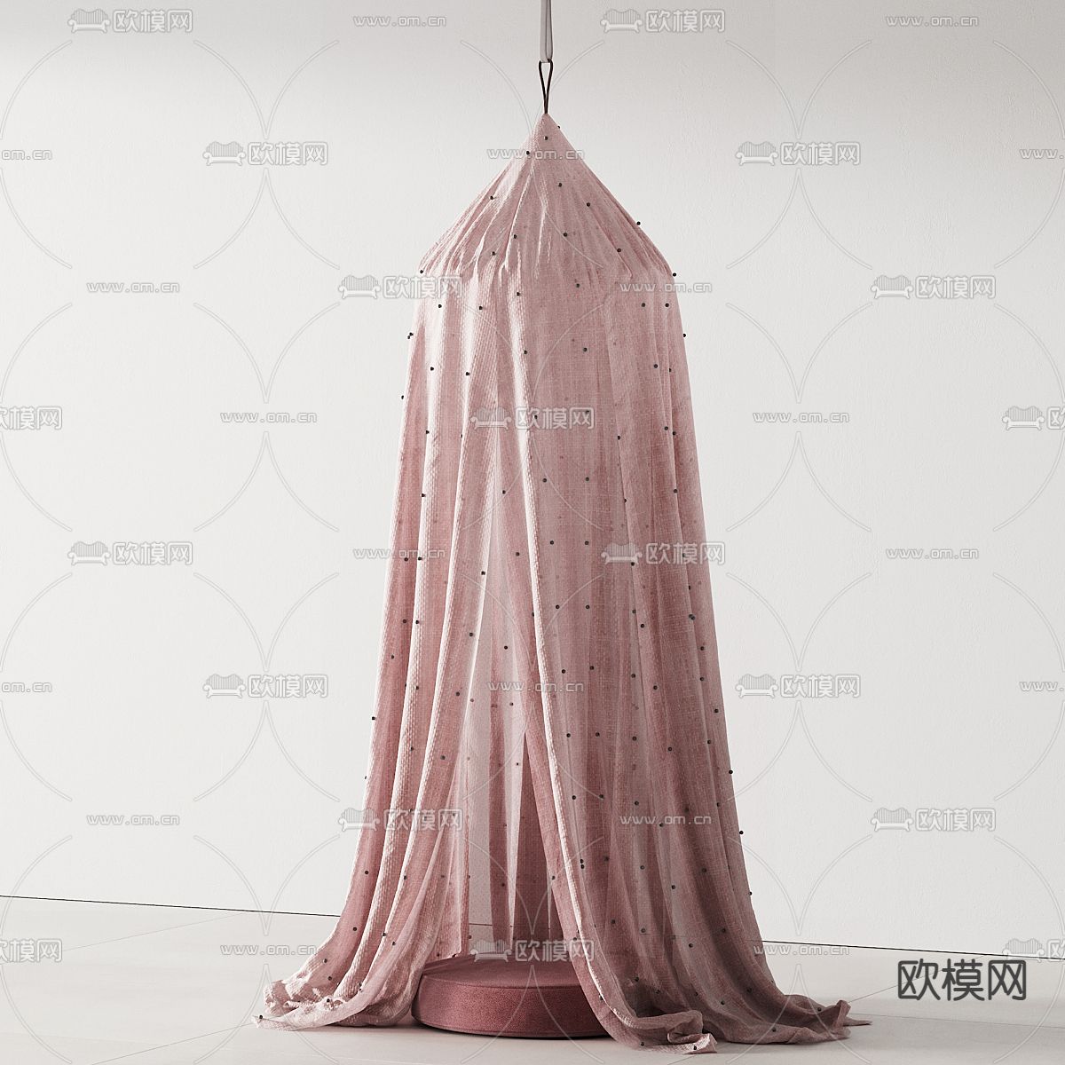 床幔 帷幔 幔纱3d模型下载（渲染图3）