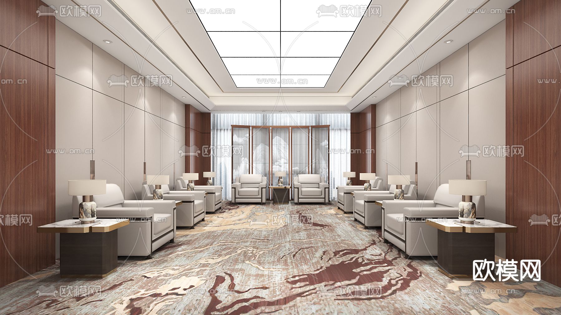 接待室 会客室 贵宾室3d模型下载