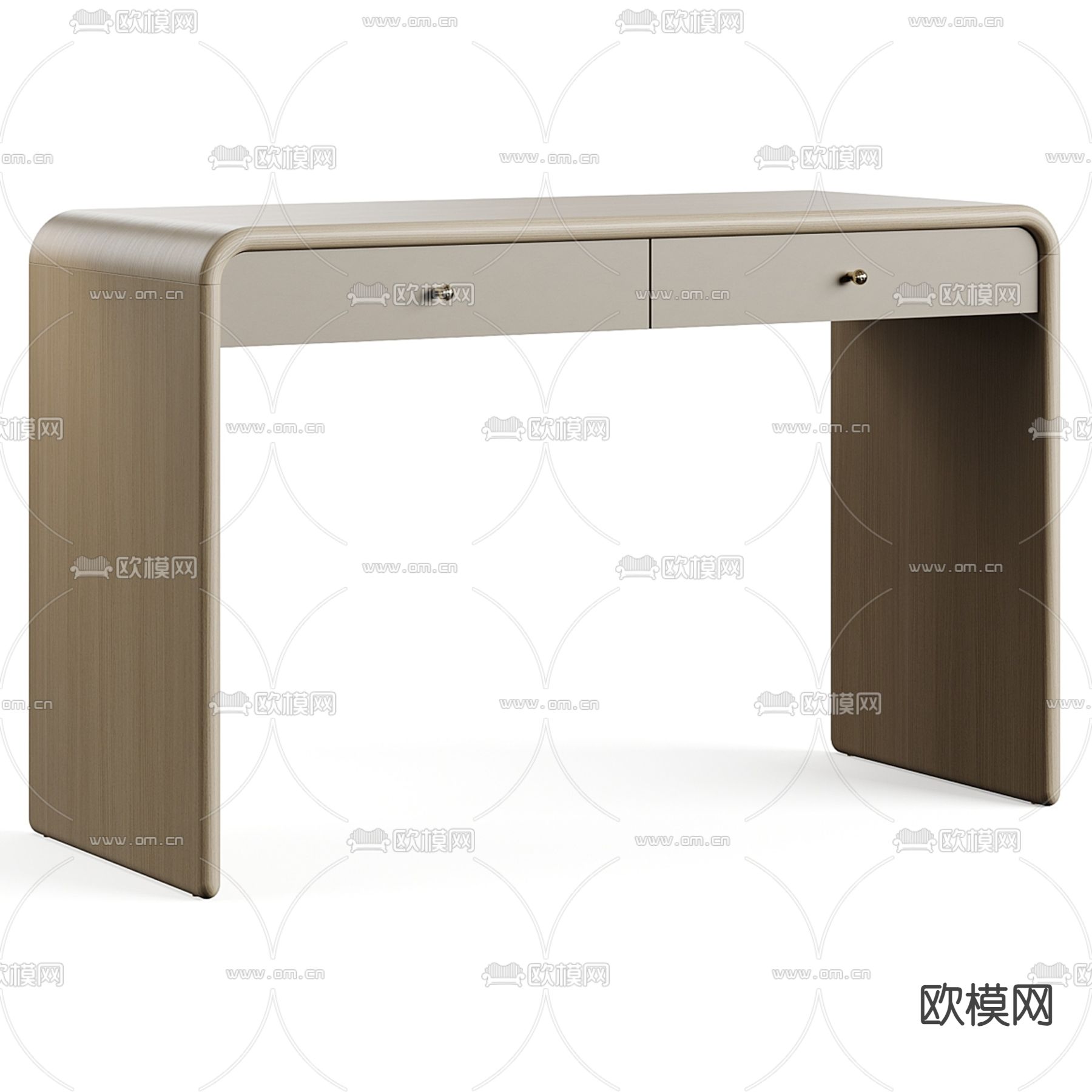 westelm 书桌3d模型下载（渲染图3）