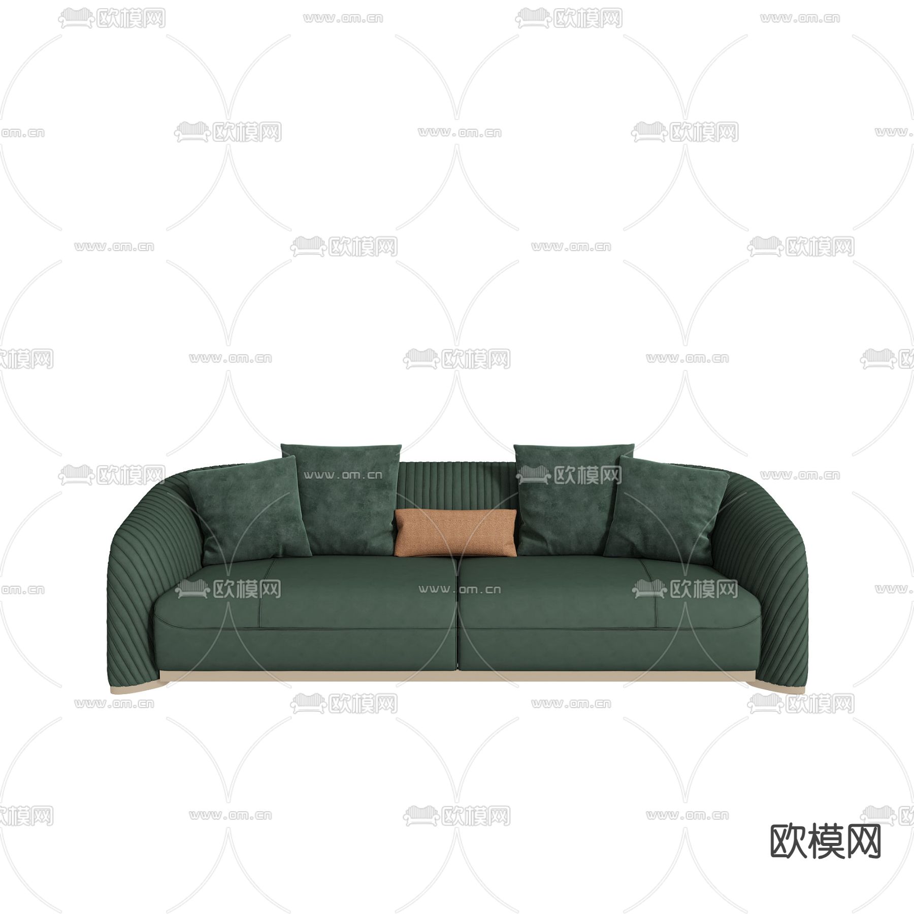 双人沙发免费3d模型下载