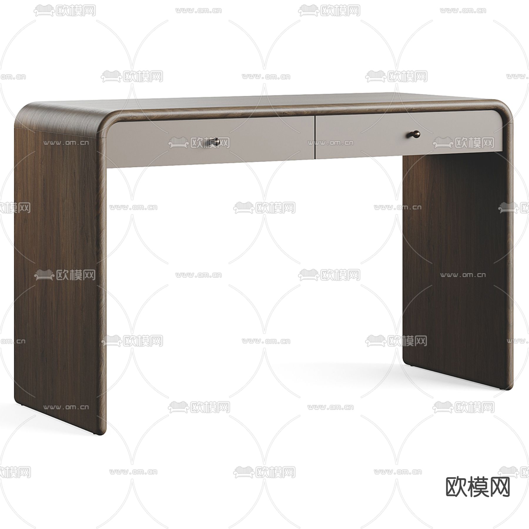 westelm 书桌3d模型下载（渲染图1）