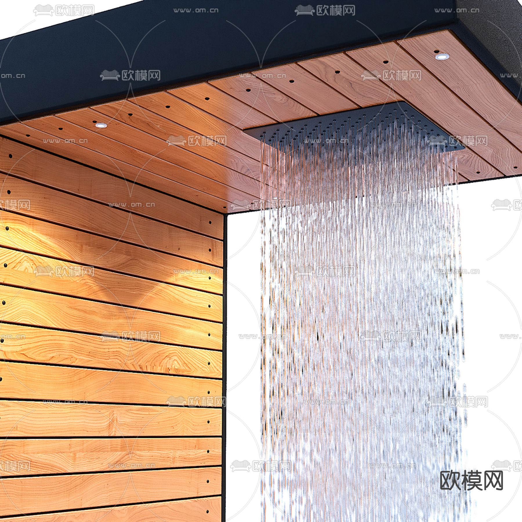 淋浴间3d模型下载（渲染图2）