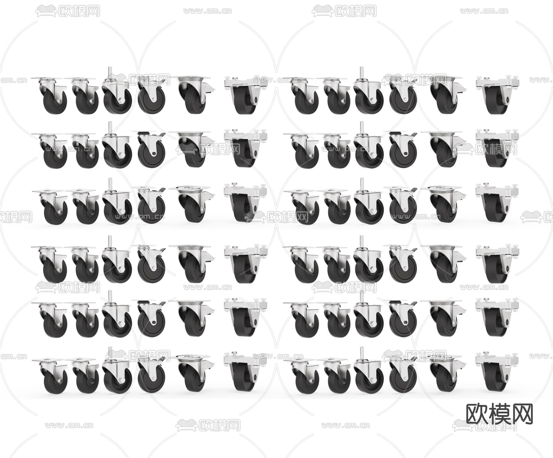 万象轮子su模型下载（渲染图1）