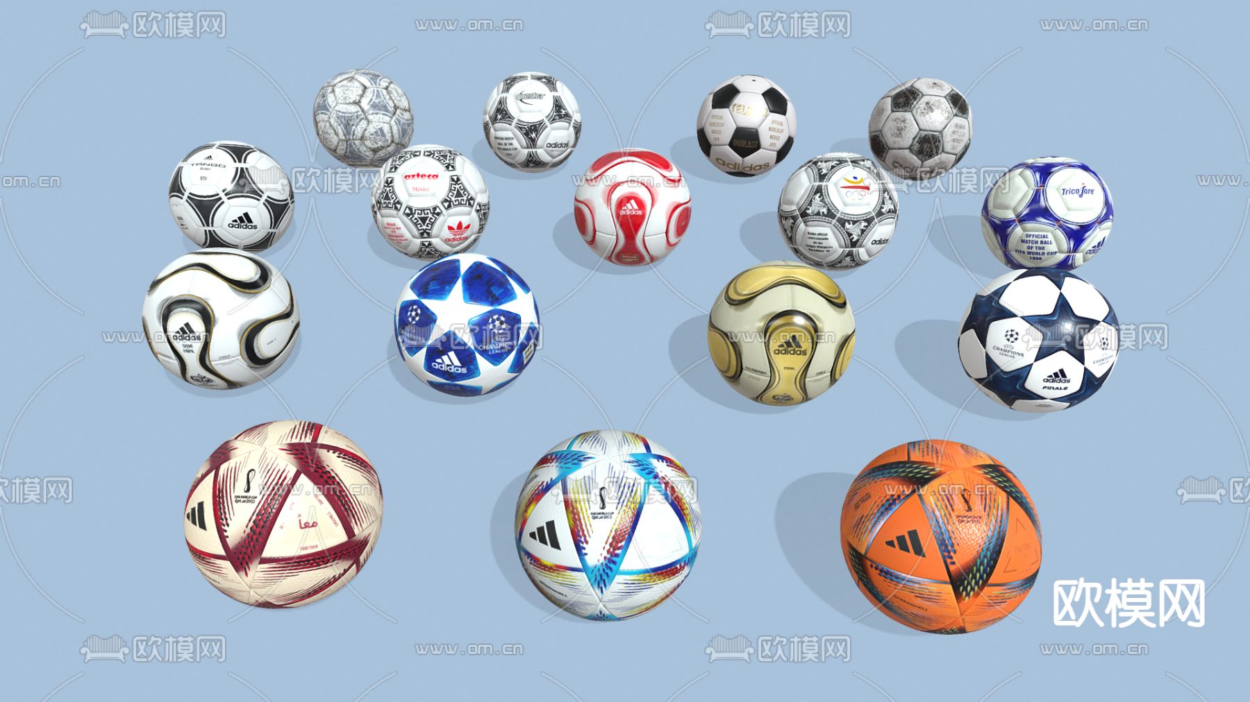 足球su模型下载（渲染图1）