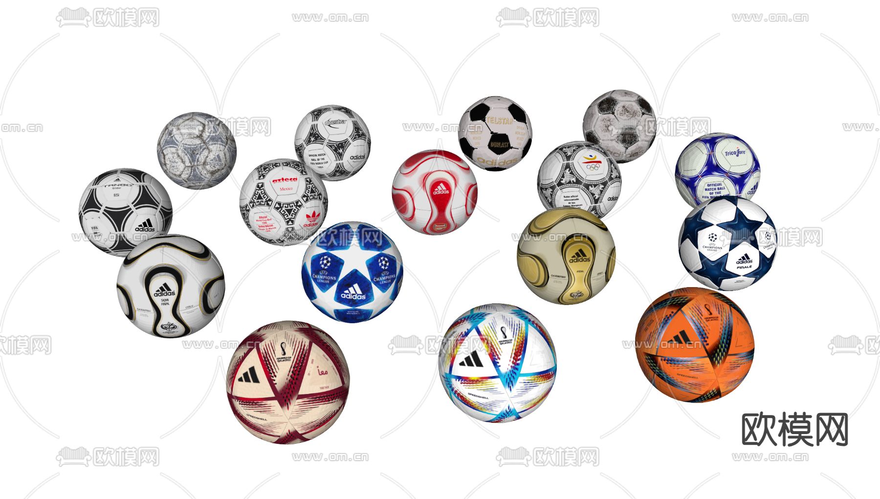 足球su模型下载（渲染图2）