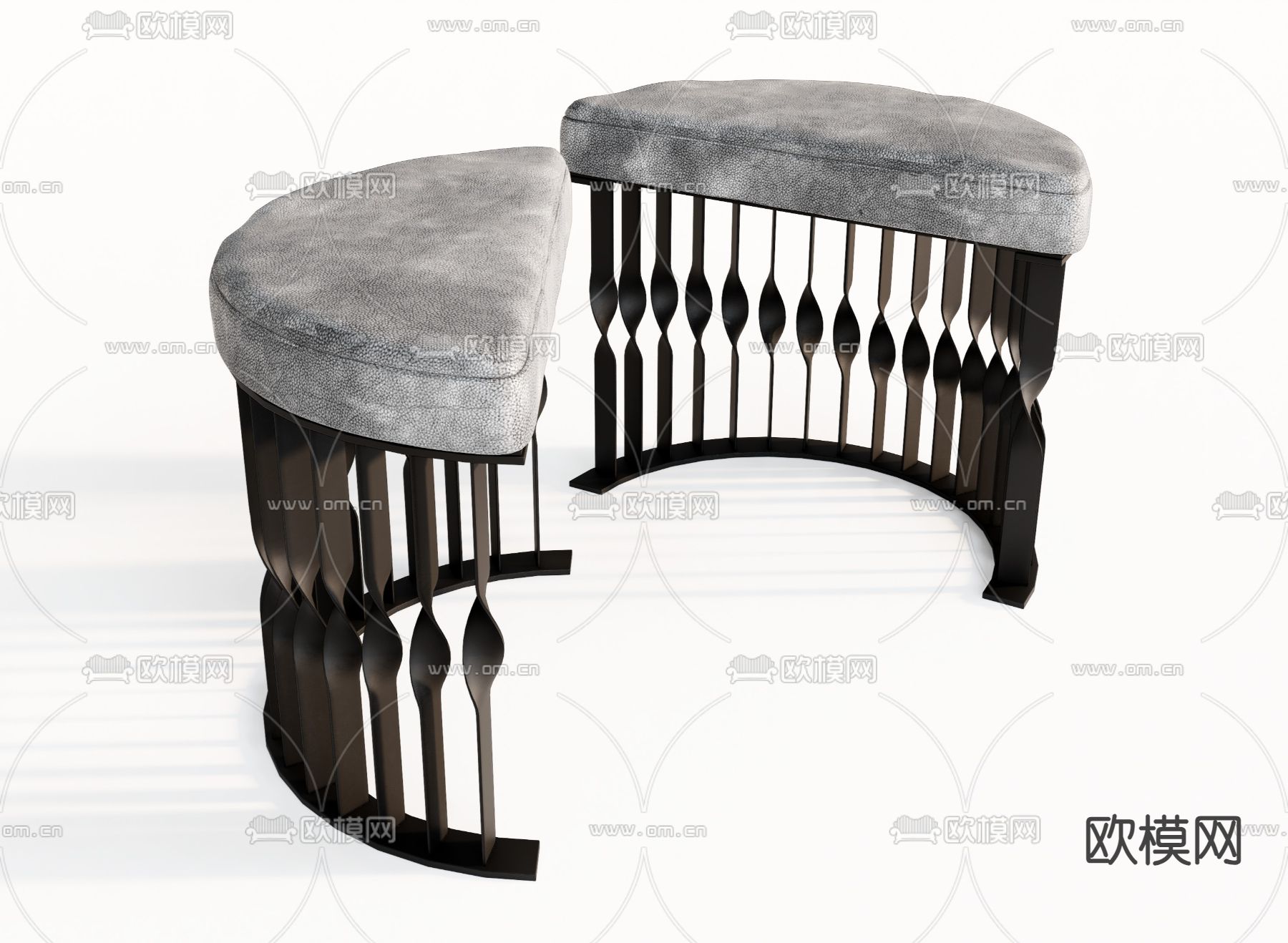 凳子 矮凳su模型下载（渲染图1）