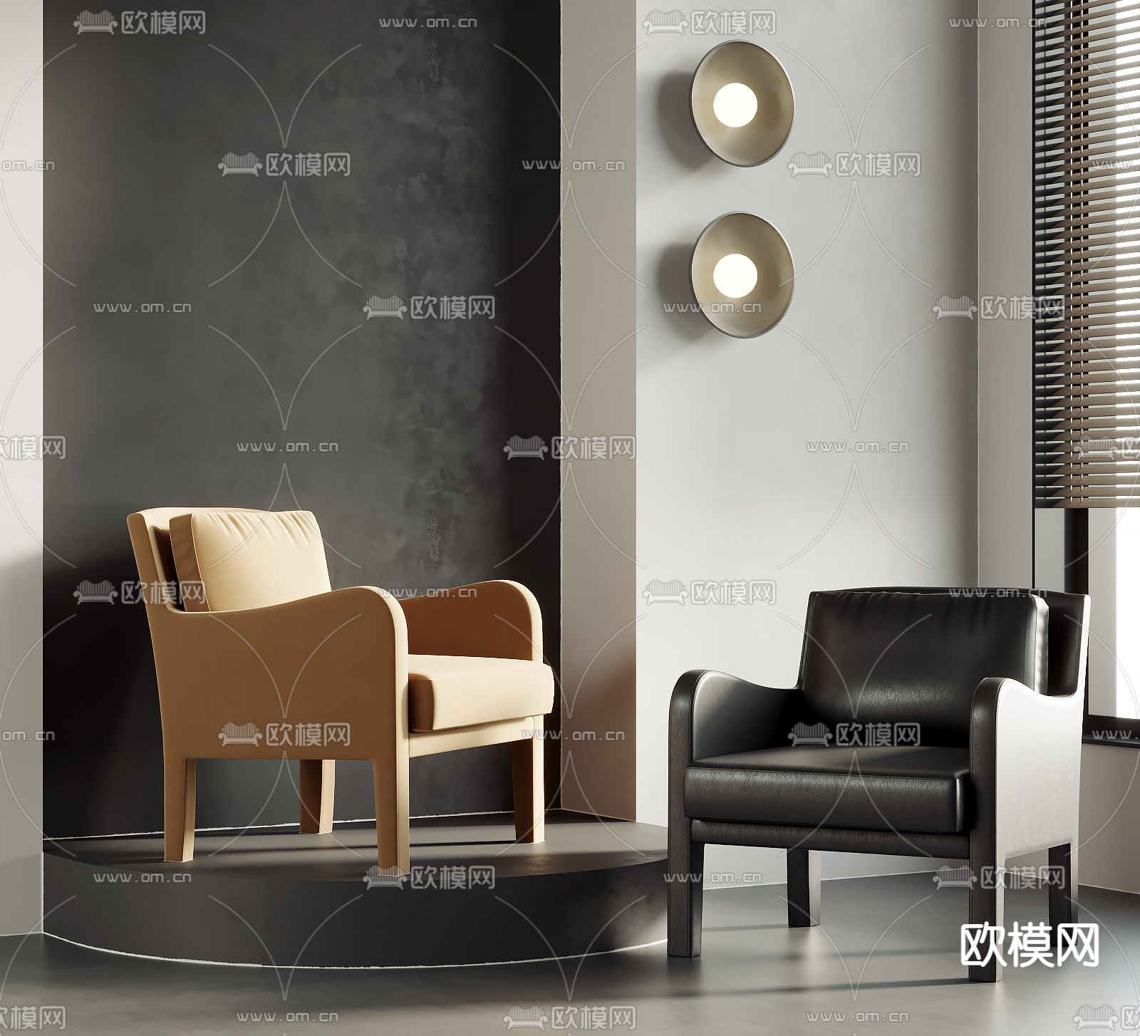 休闲椅 沙发椅3d模型下载