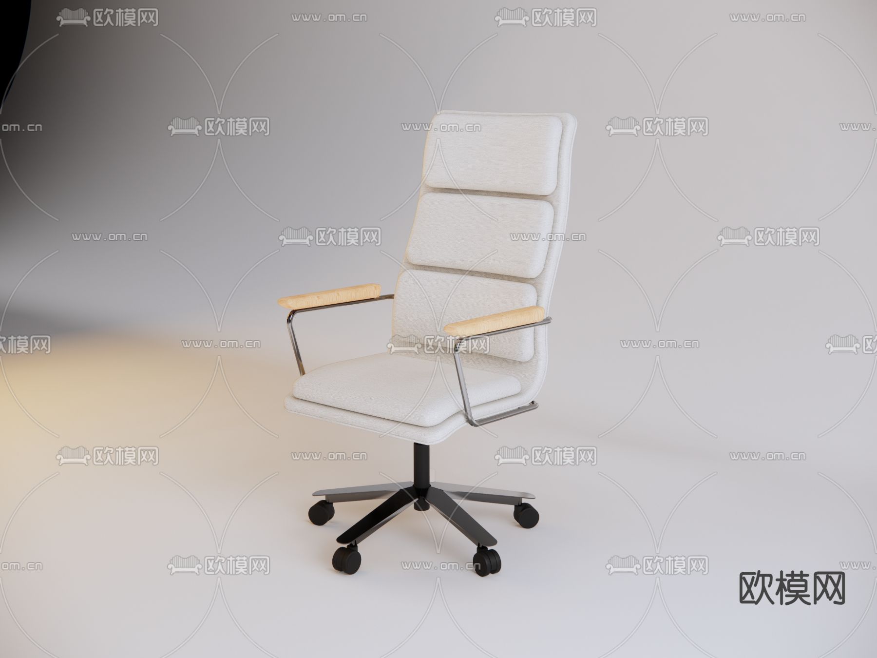 现代办公椅su模型下载（渲染图3）