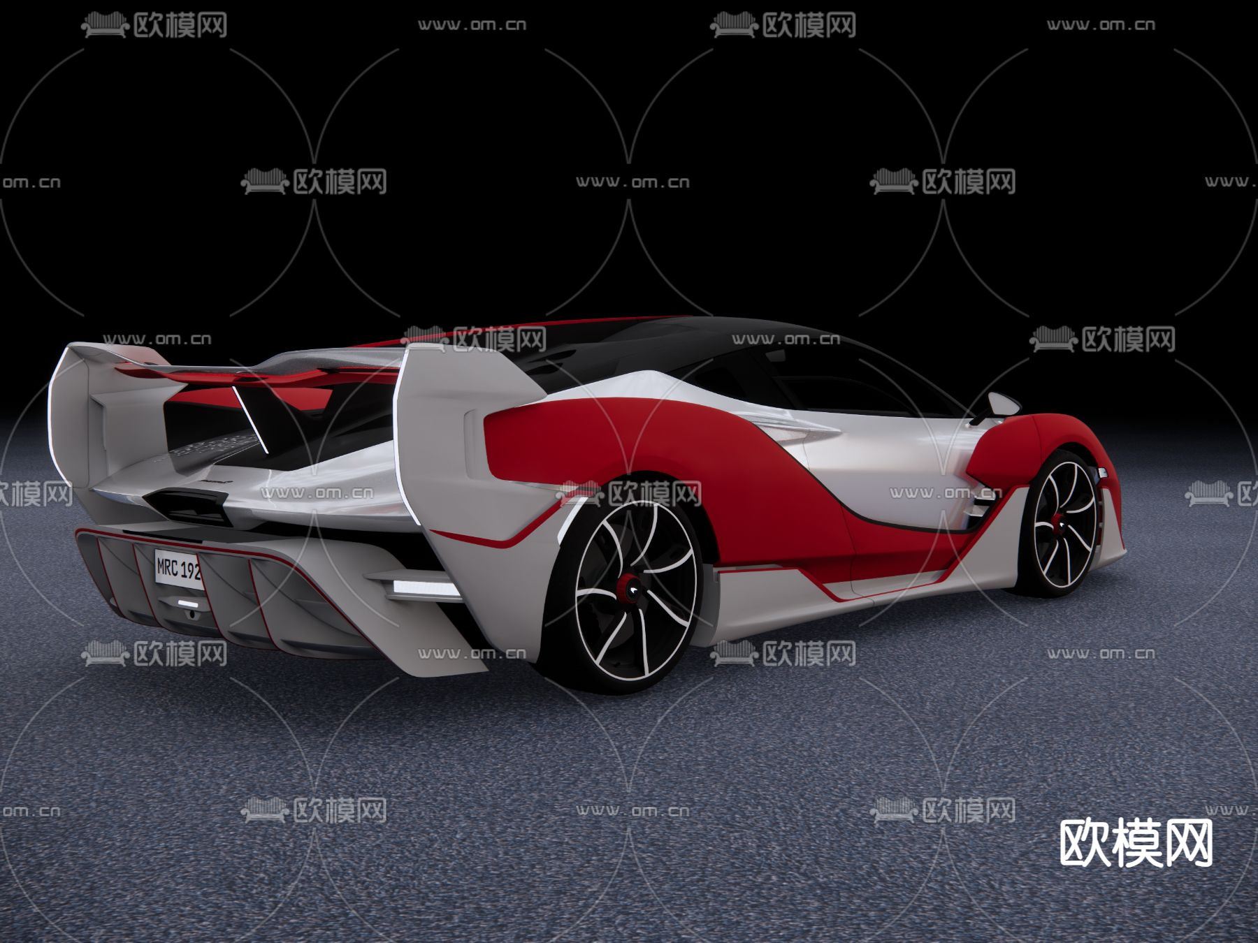 汽车 跑车su模型下载（渲染图1）