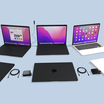  MacBook Air 苹果笔记本电脑su模型 