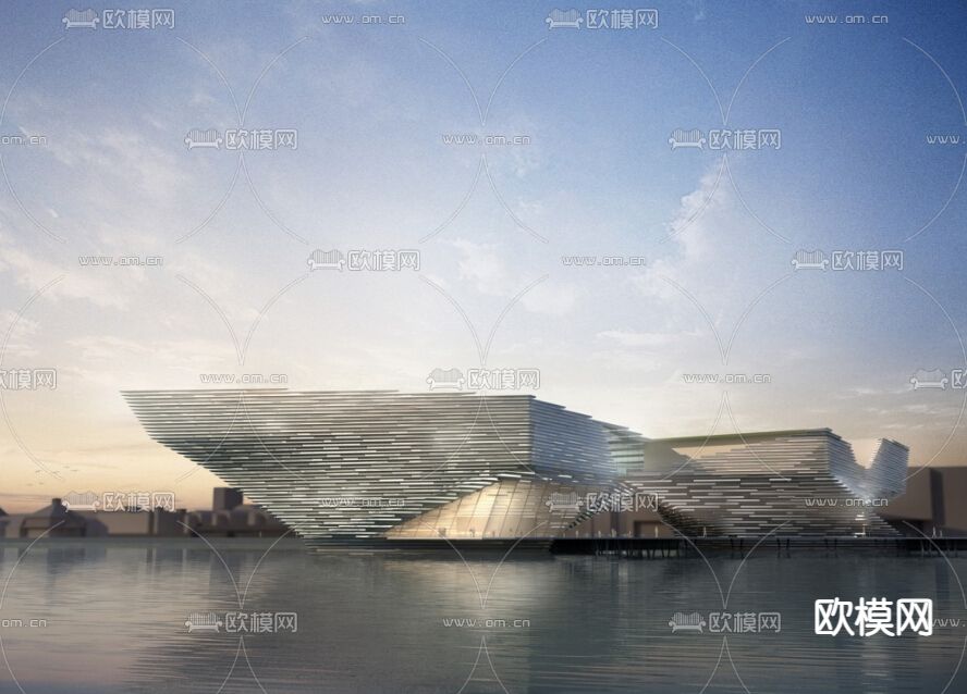 现代异形博物馆su模型下载（渲染图5）