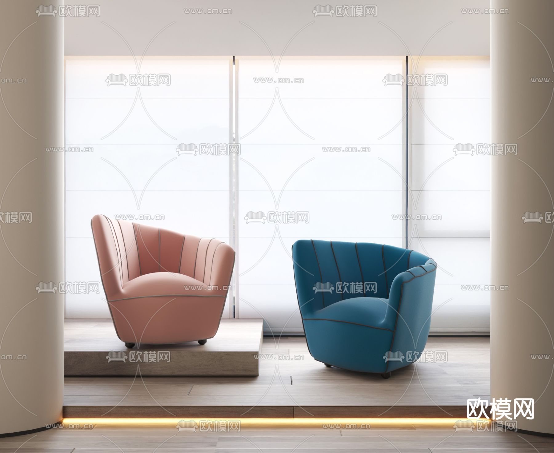 沙发椅 休闲沙发3d模型下载