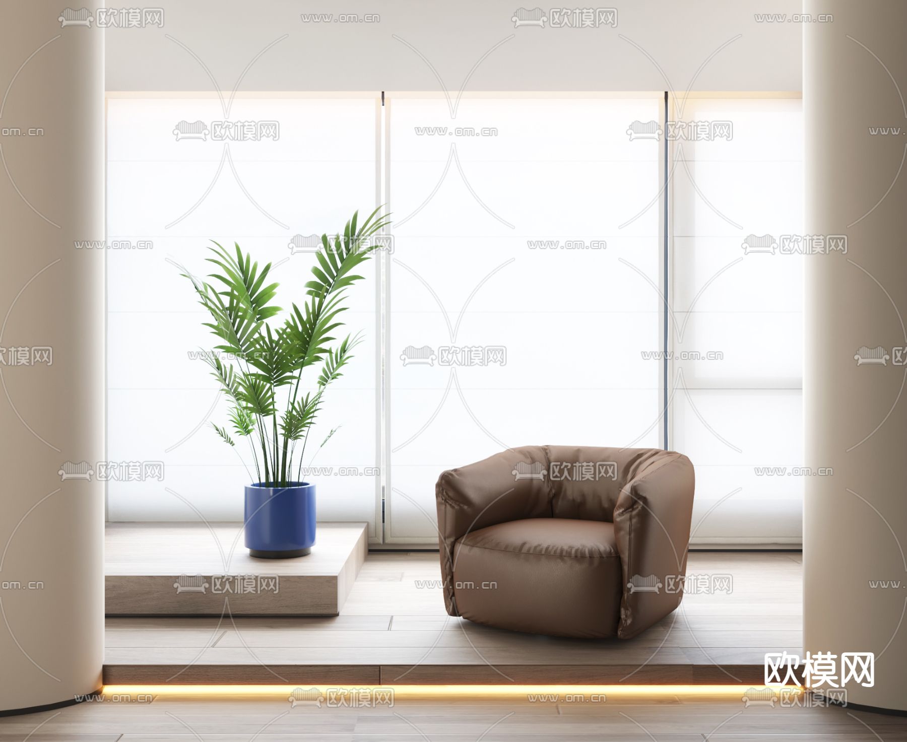 沙发椅 单人沙发3d模型下载