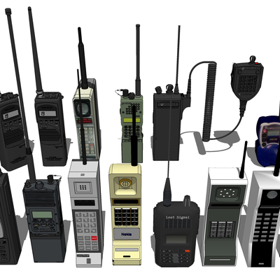  大哥大 BB机 老人机su模型 