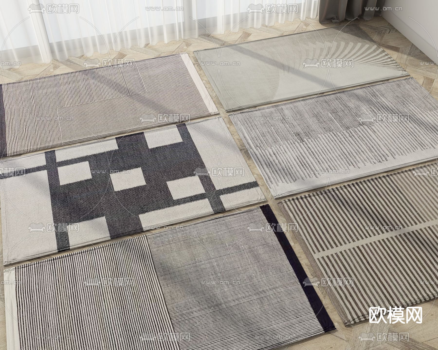 地毯3d模型下载