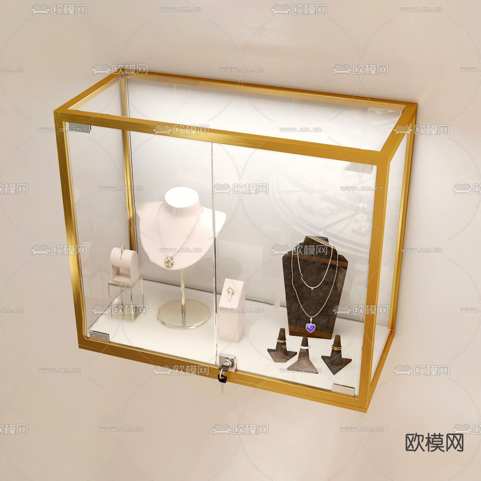 珠宝展示台su模型下载_ID14303977_sketchup模型下载-欧模网