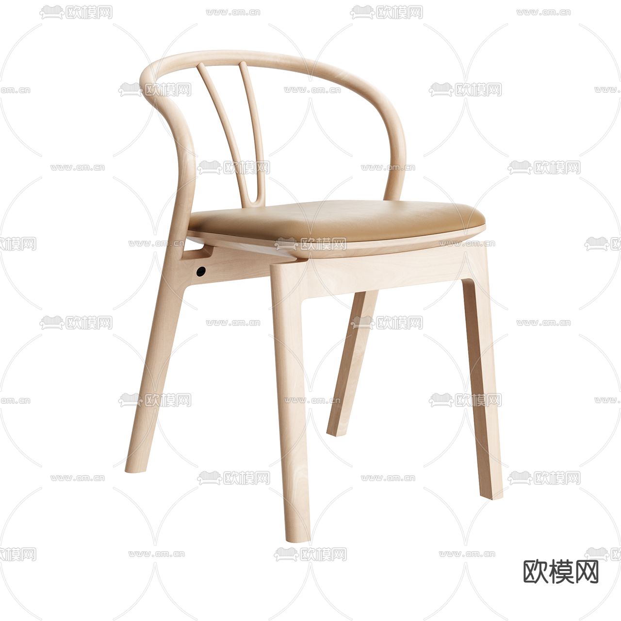 北欧椅子 餐椅3d模型下载