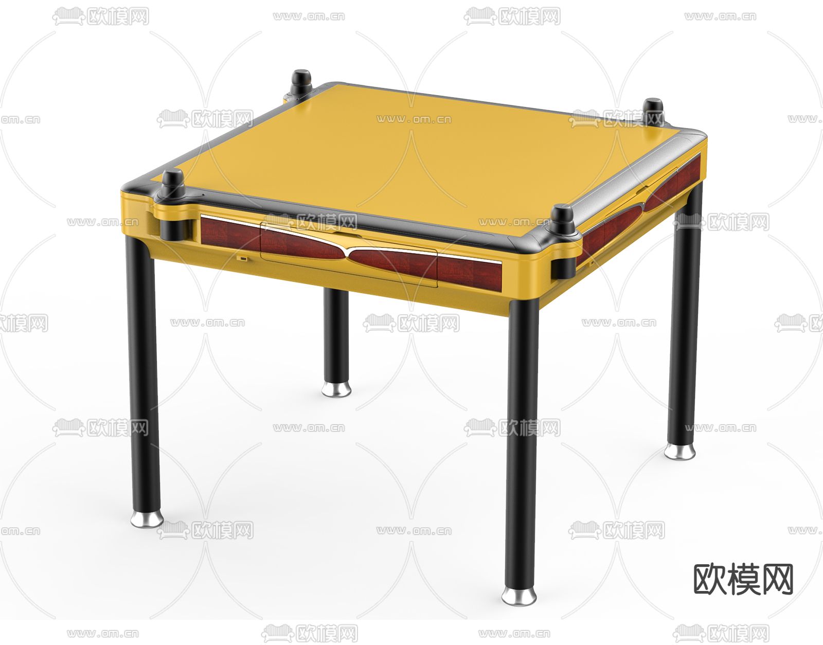 麻将机su模型下载（渲染图1）