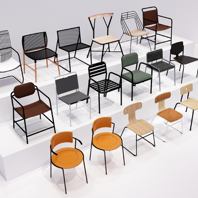  现代户外椅su模型 