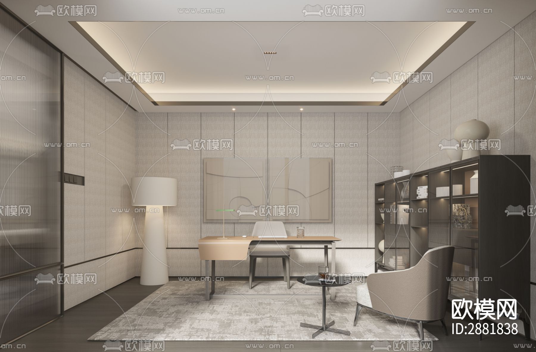 平层cad施工图下载（渲染图10）