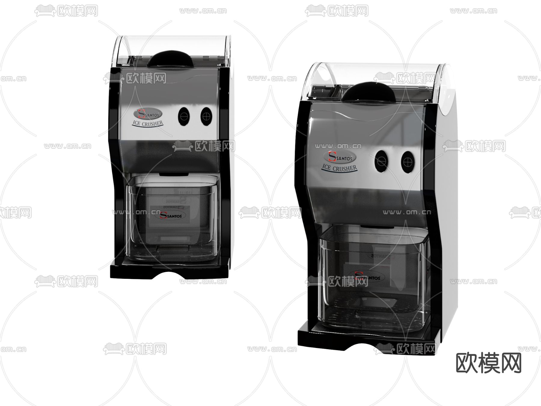 现代制冰机su模型下载（渲染图1）