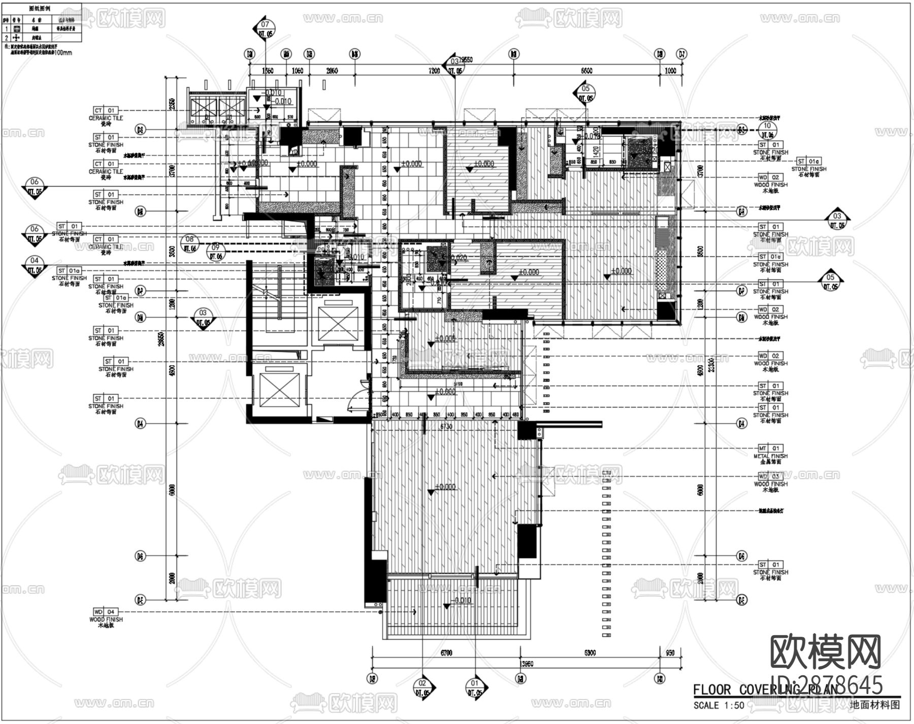 深圳天鹅堡270m²平层私宅cad施工图下载（渲染图4）
