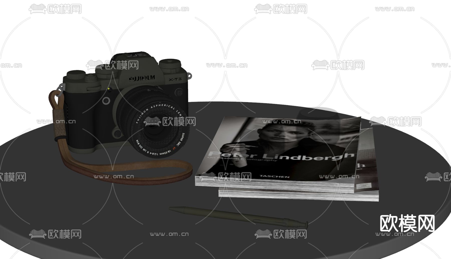 现代相机su模型下载（渲染图2）