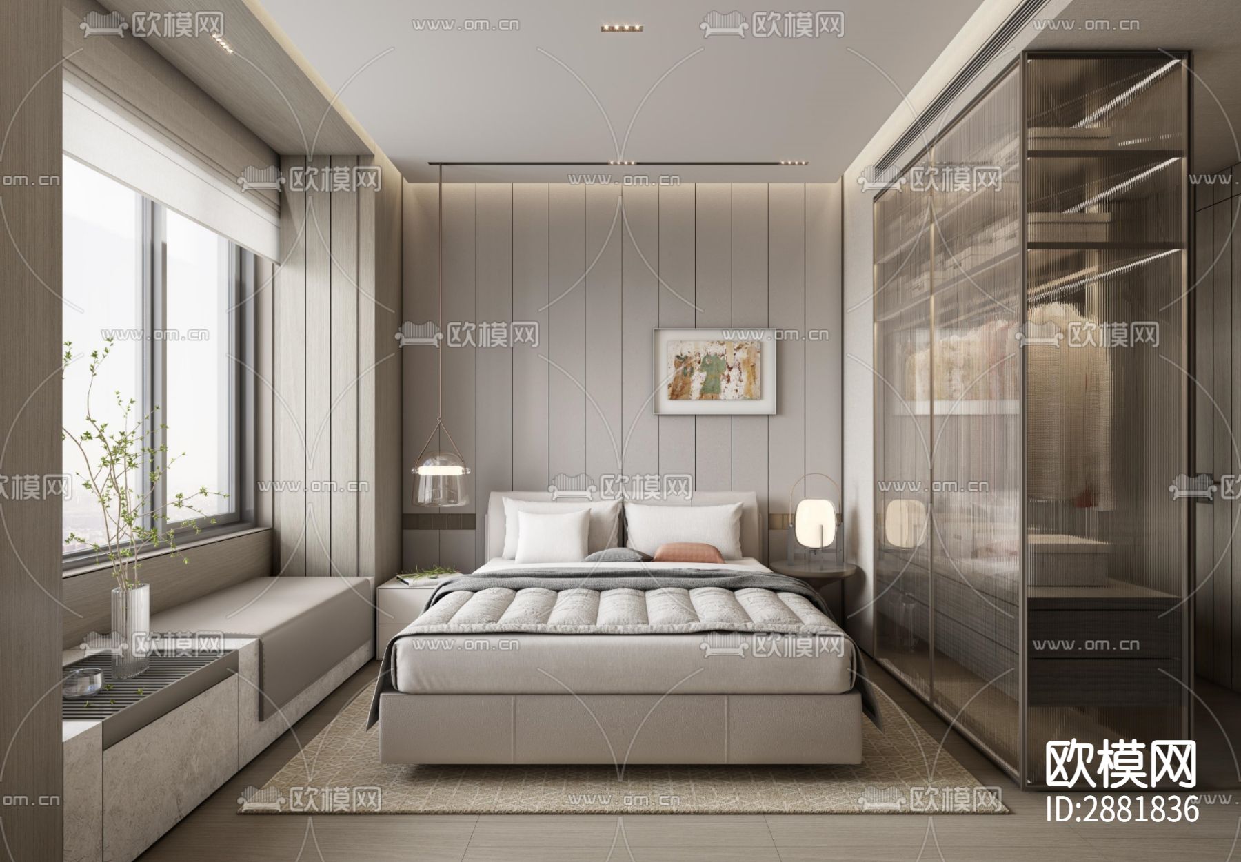 平层cad施工图下载（渲染图10）