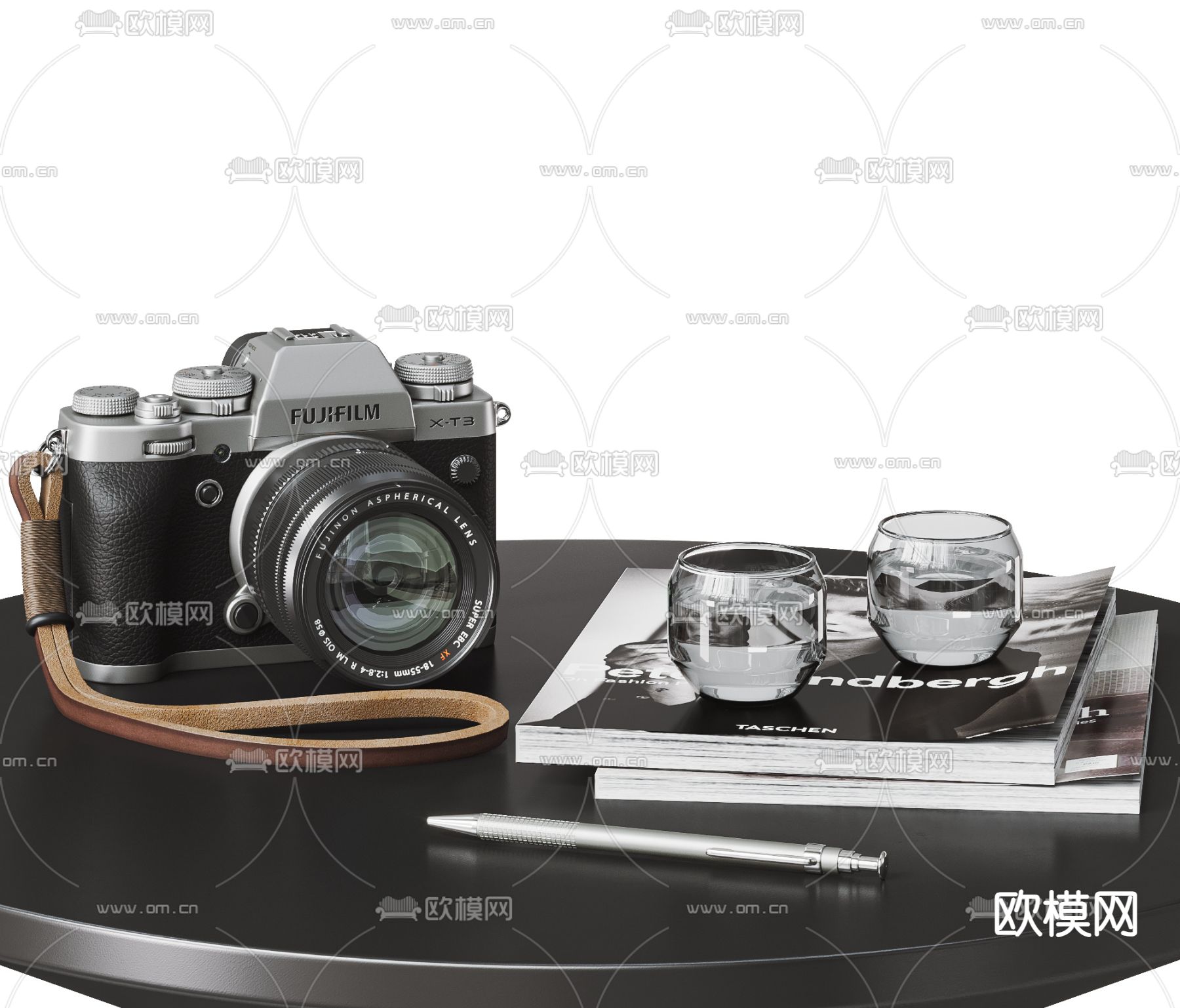 现代相机su模型下载（渲染图1）