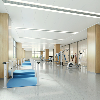  医院 康复训练室su模型 