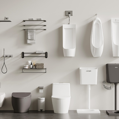  蹲便器 小便斗su模型 