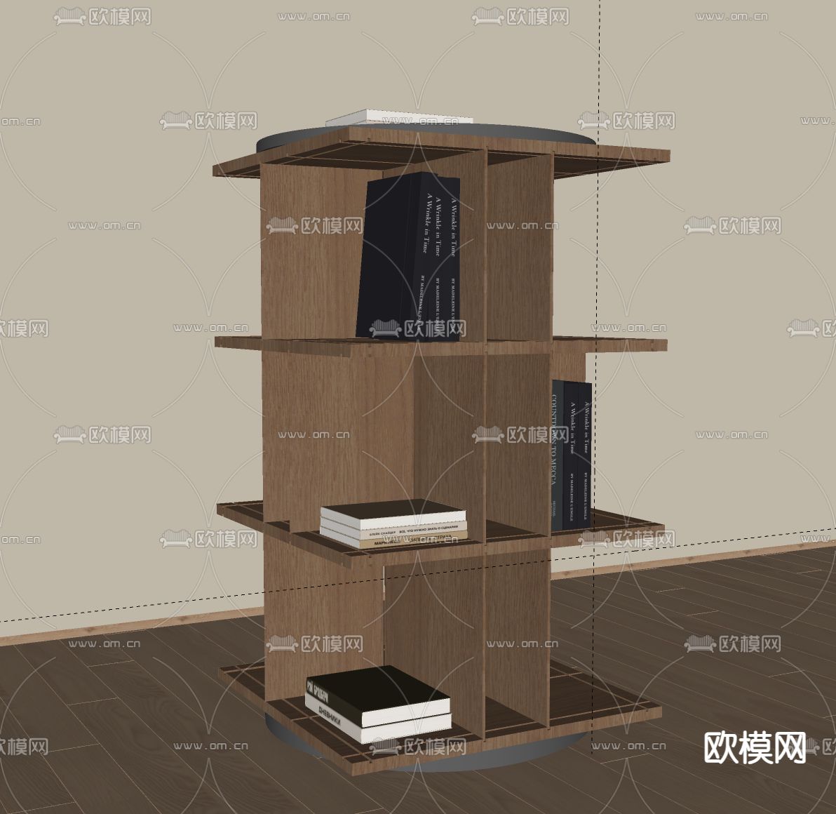 cassina书架su模型下载（渲染图1）