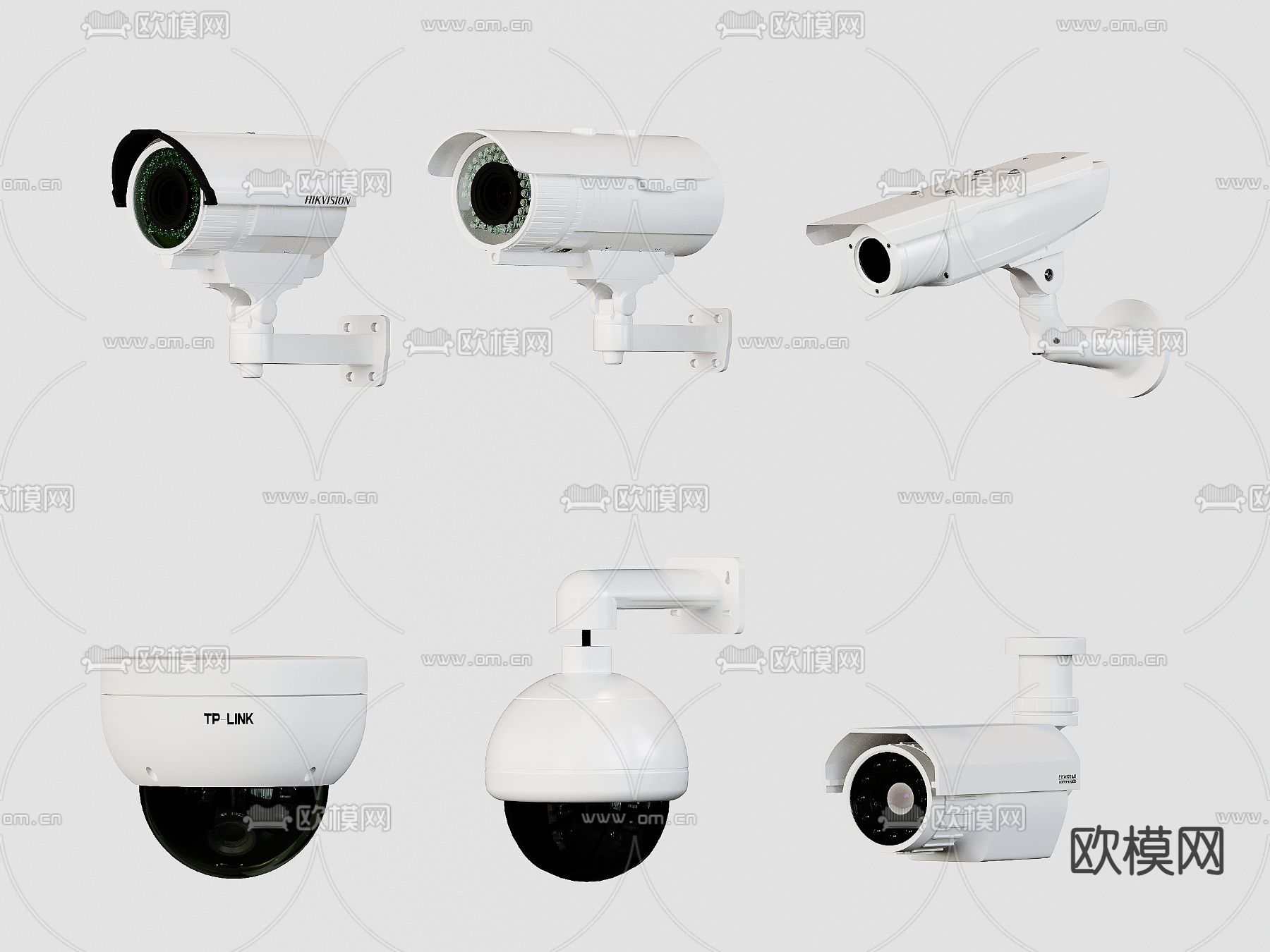 监控设备 云摄像头su模型下载（渲染图1）