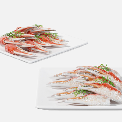  生鲜蟹钳su模型 