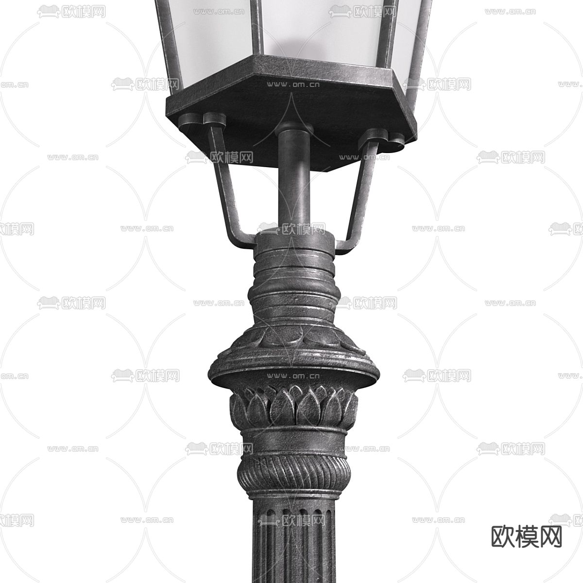 欧式户外灯 景观灯 路灯3d模型下载（渲染图3）