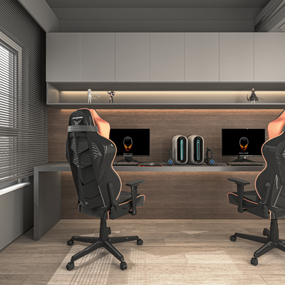  现代电竞室su模型 