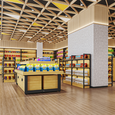  现代超市su模型 