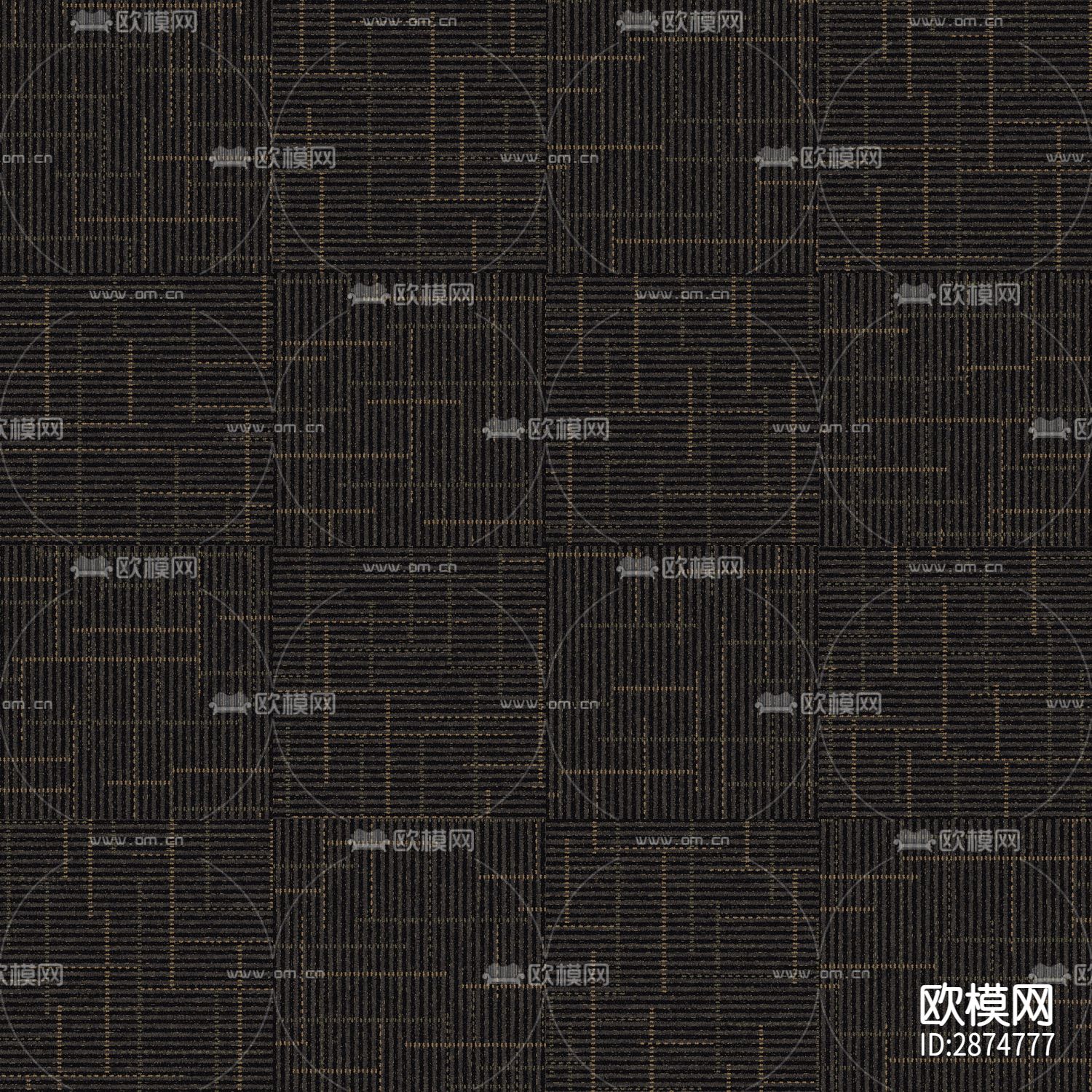 黑色现代简约办公地毯下载