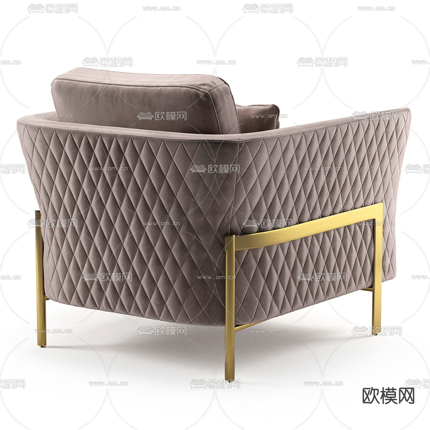 Poliform 单人沙发3d模型下载（渲染图2）