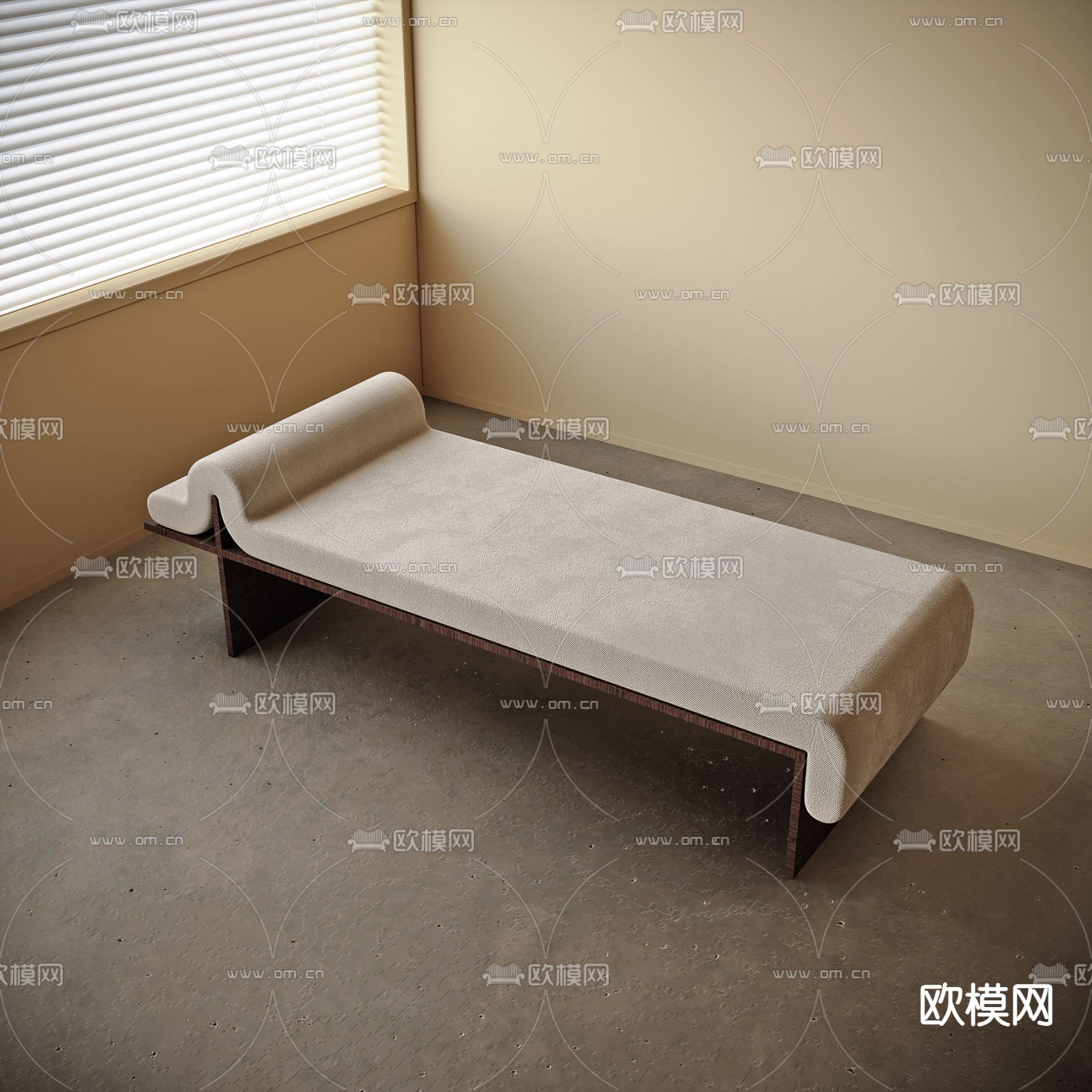 床尾凳 沙发凳 长凳3d模型下载