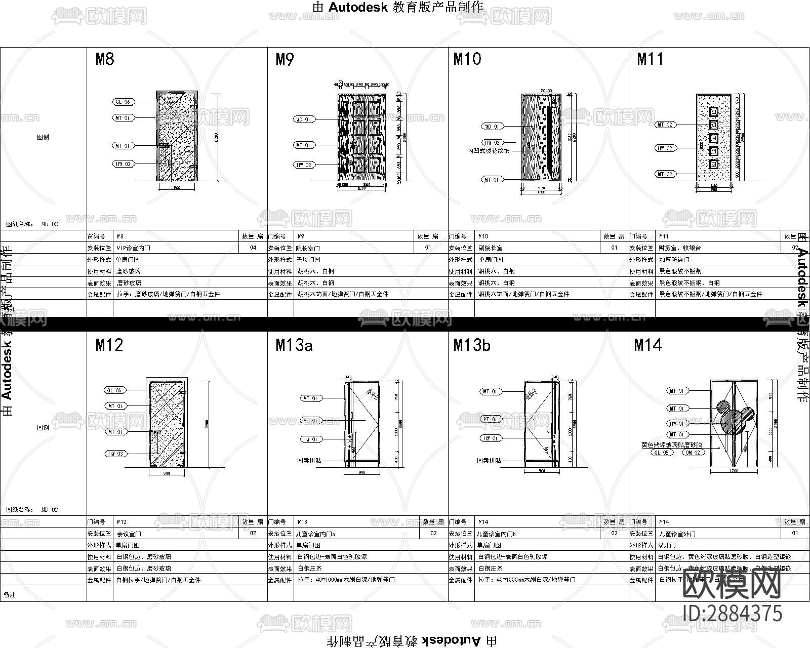 牙医口腔诊所+医疗设备cad大样图下载（渲染图8）