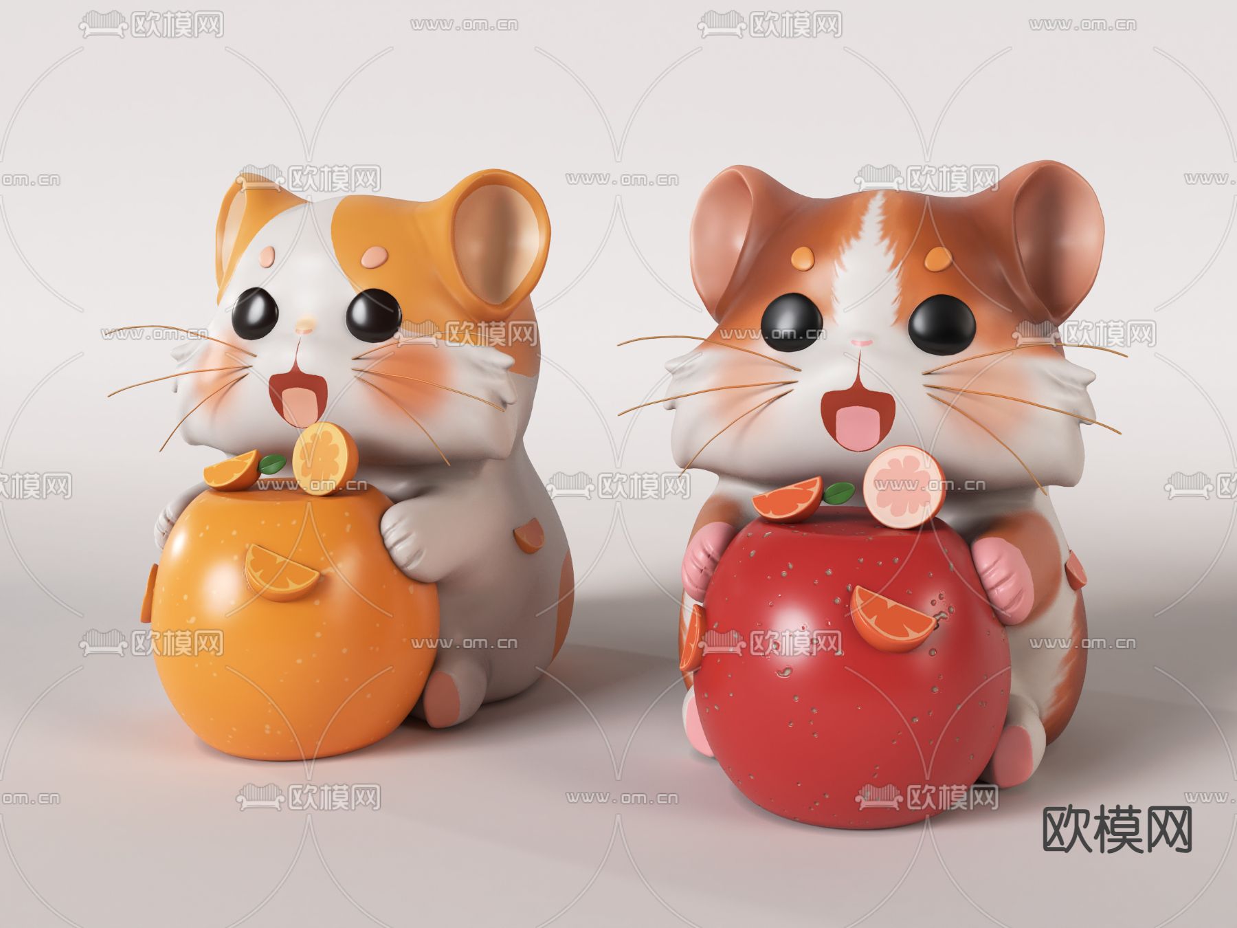 老鼠潮玩 公仔 玩偶3d模型下载（渲染图2）